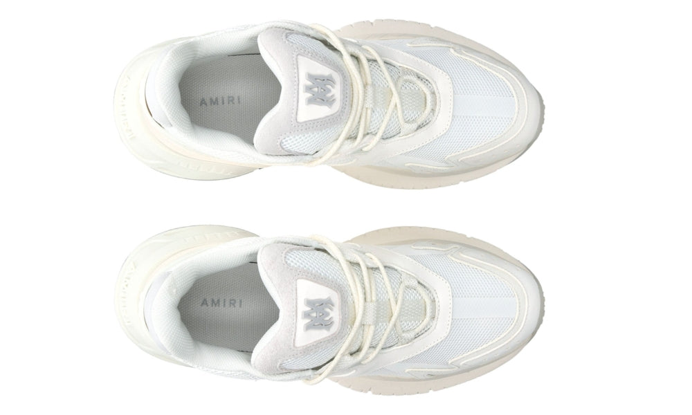 AMIRI  Leather MA Runner Sneakers "White"