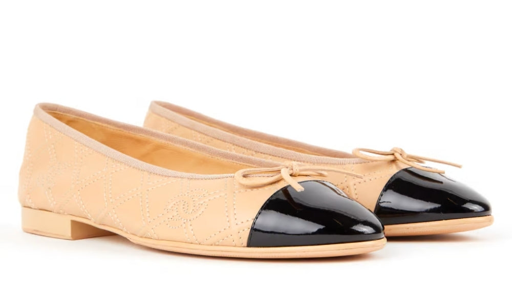 Chanel Leather ballet flats